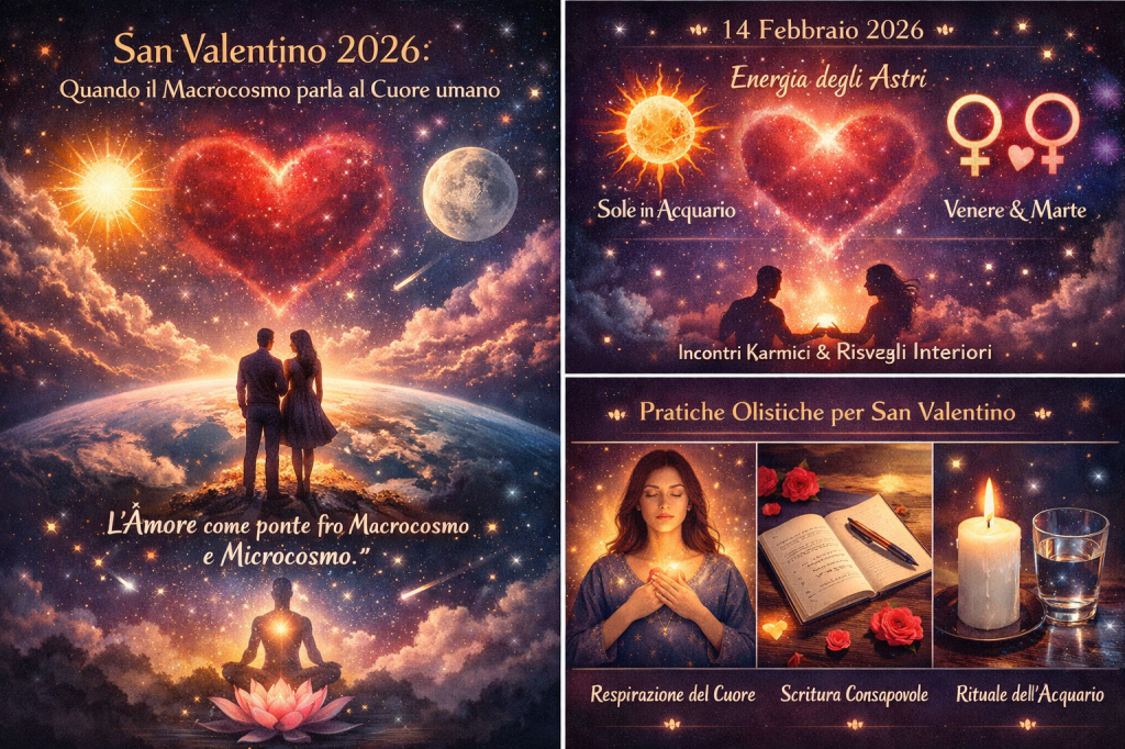 ✧ San Valentino 2026: quando il Macrocosmo parla al Cuore umano
